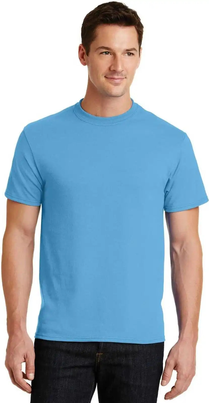 Port &amp; Company Pc55 Core Blend Tee Aquatic Blue