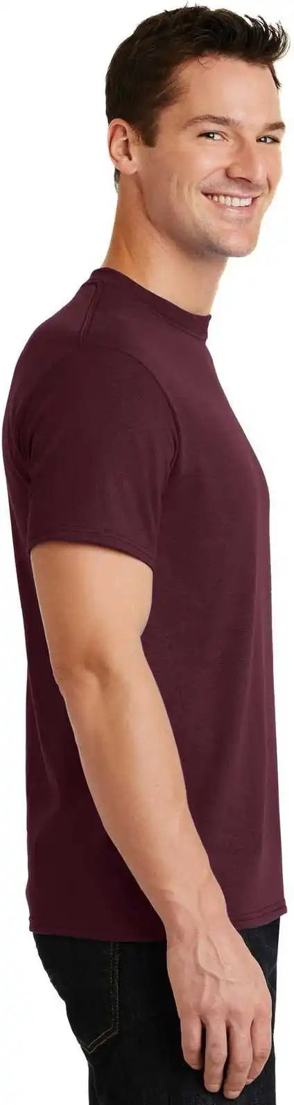 Port &amp; Company Pc55 Core Blend Tee Athletic Maroon