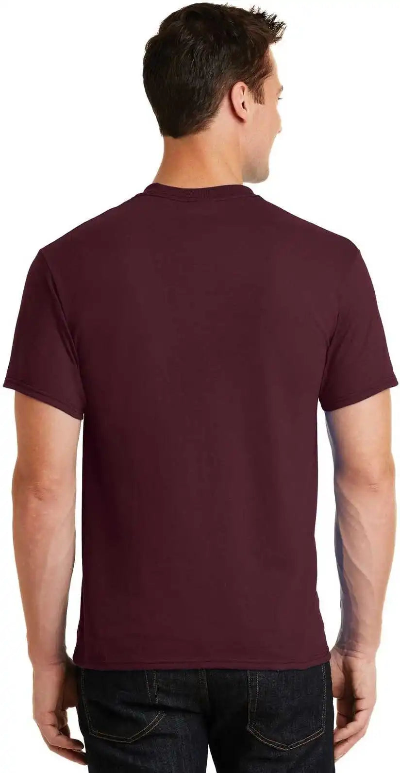 Port & Company Pc55 Core Blend Tee - Athletic Maroon