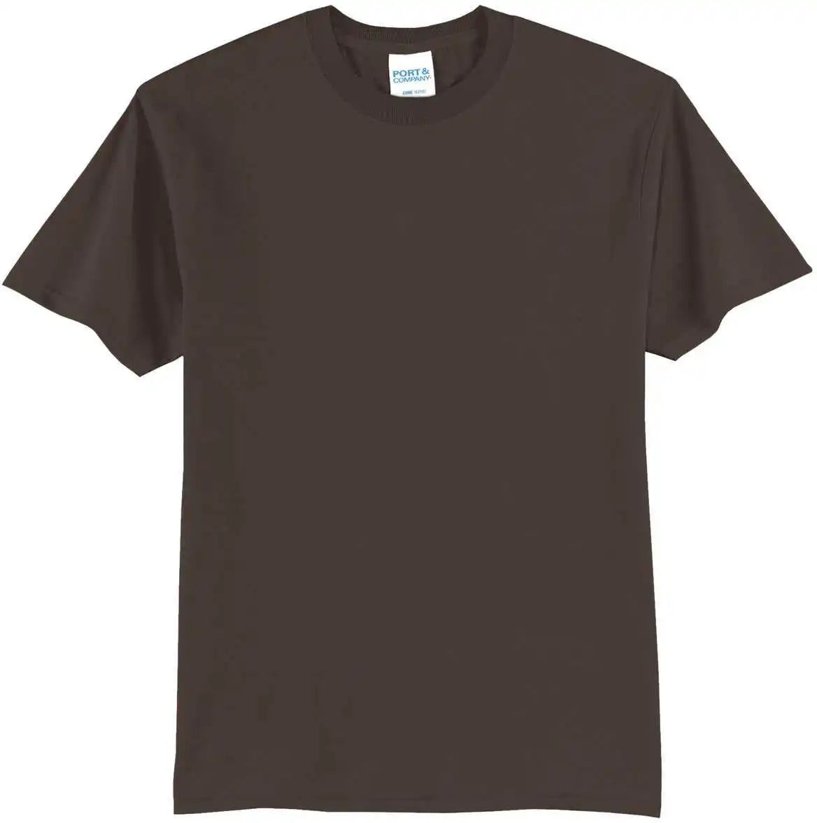 Port &amp; Company Pc55 Core Blend Tee Brown