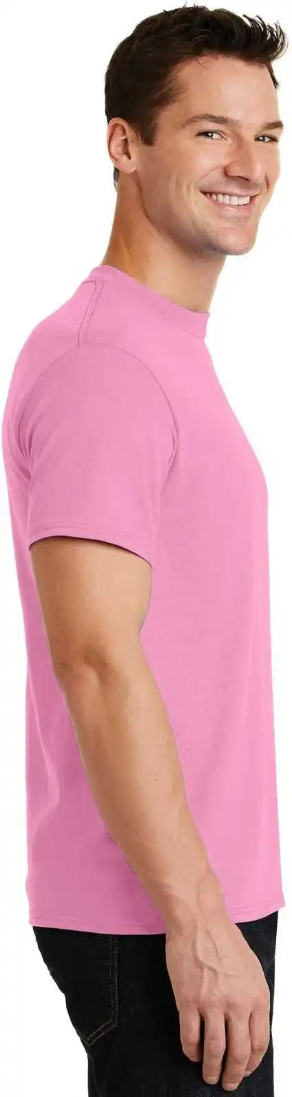 Port & Company Pc55 Core Blend Tee - Candy Pink
