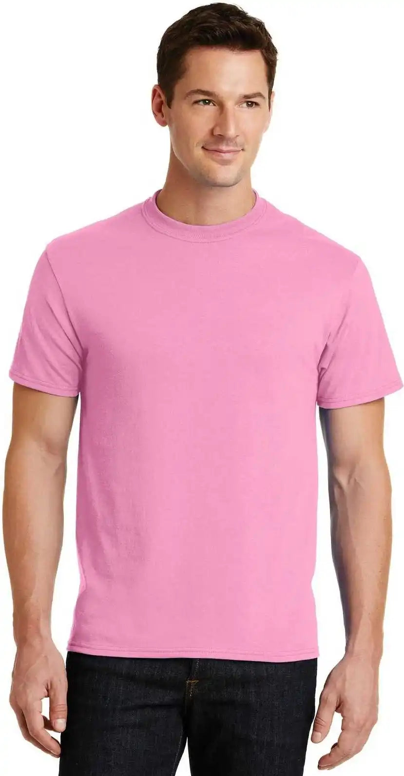 Port & Company Pc55 Core Blend Tee - Candy Pink