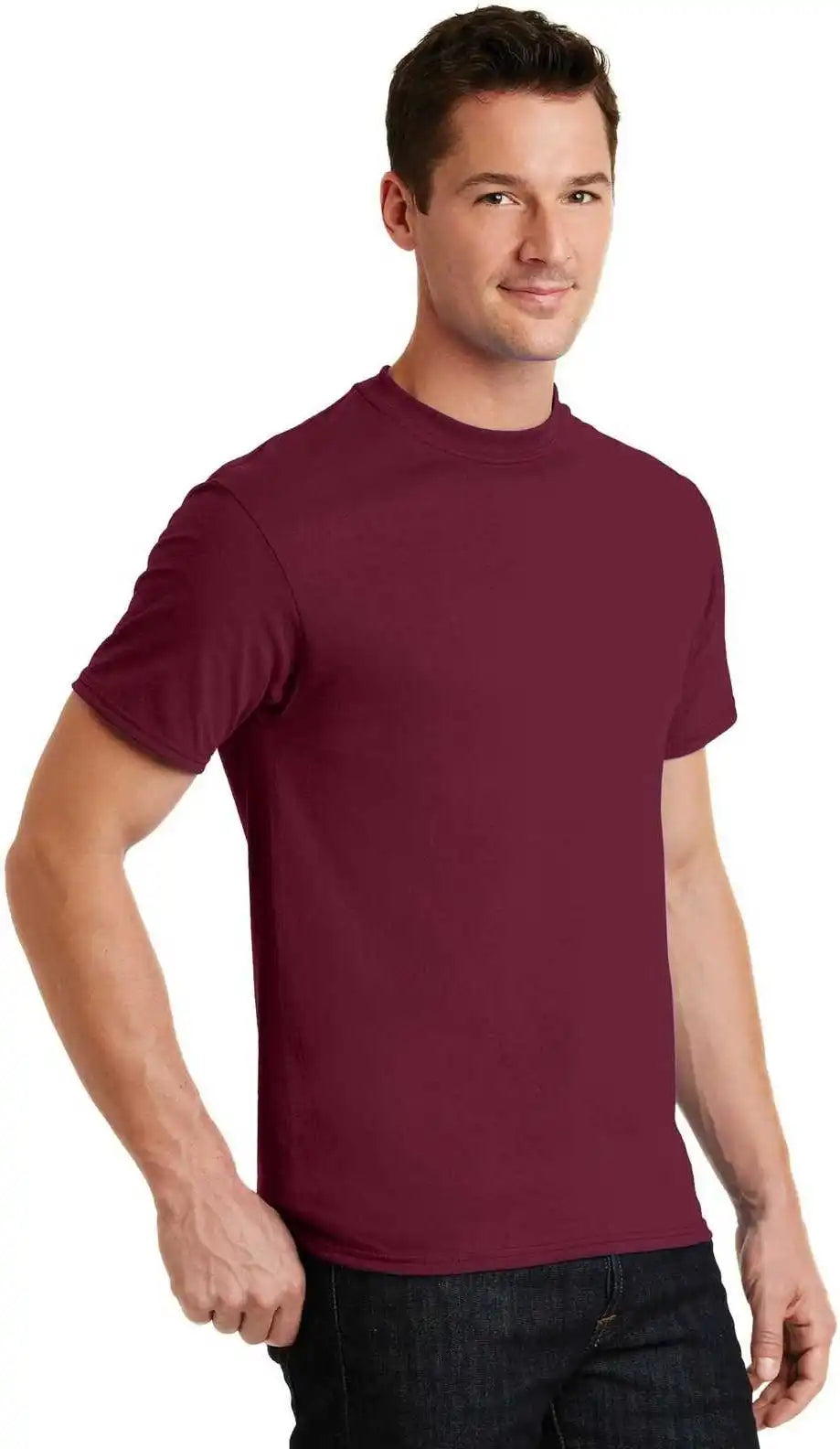 Port &amp; Company Pc55 Core Blend Tee Cardinal
