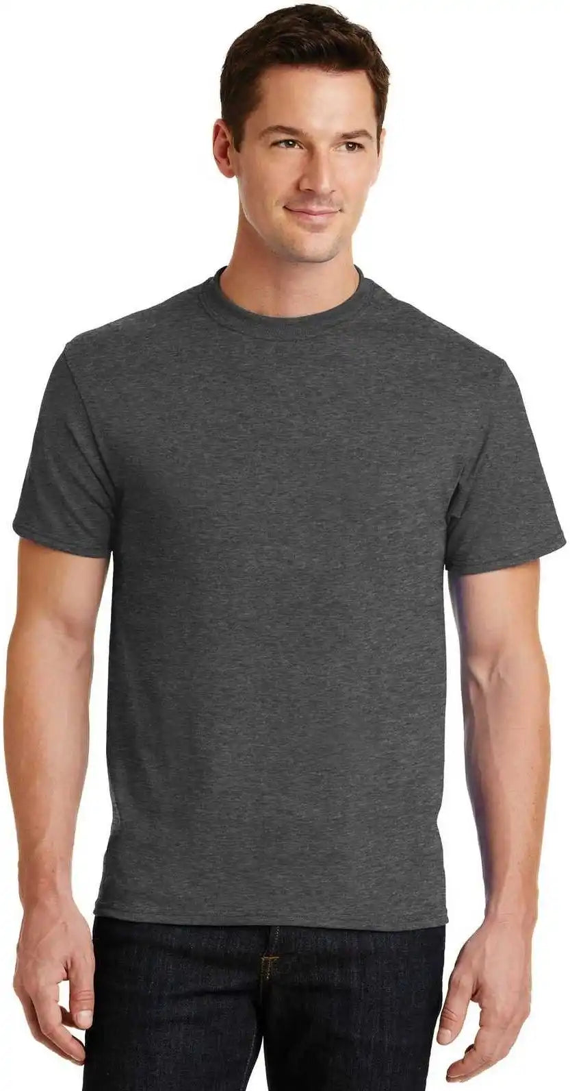 Port &amp; Company Pc55 Core Blend Tee Dark Heather Gray