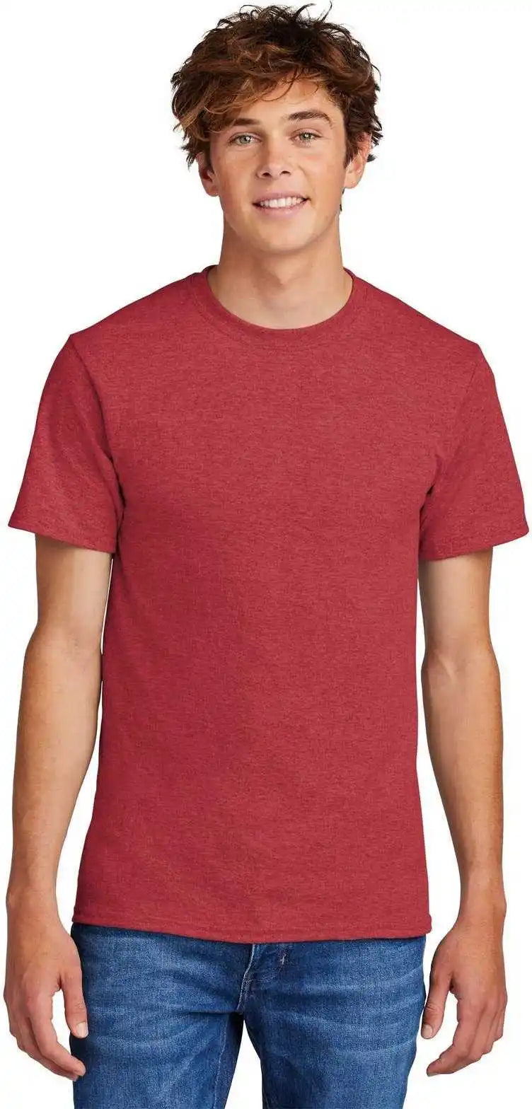 Port &amp; Company Pc55 Core Blend Tee Heather Red