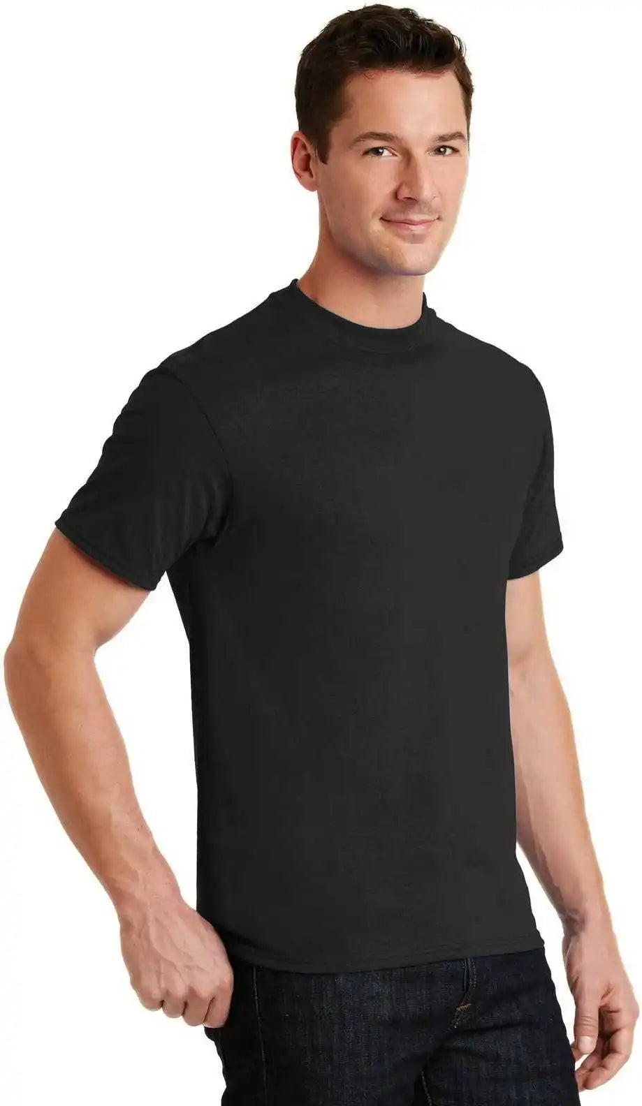 Port &amp; Company Pc55 Core Blend Tee Jet Black