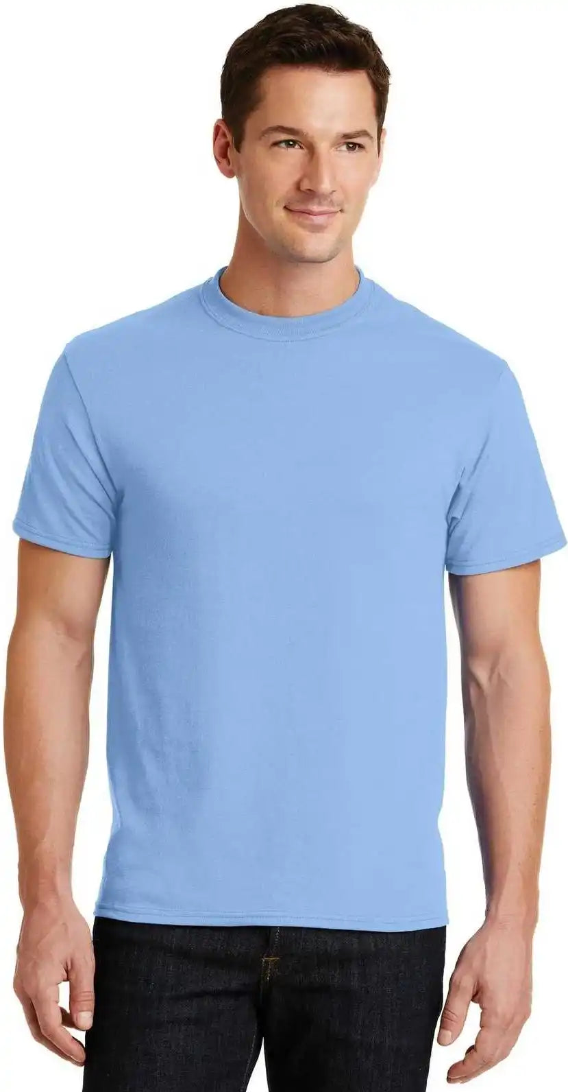 Port & Company Pc55 Core Blend Tee - Light Blue