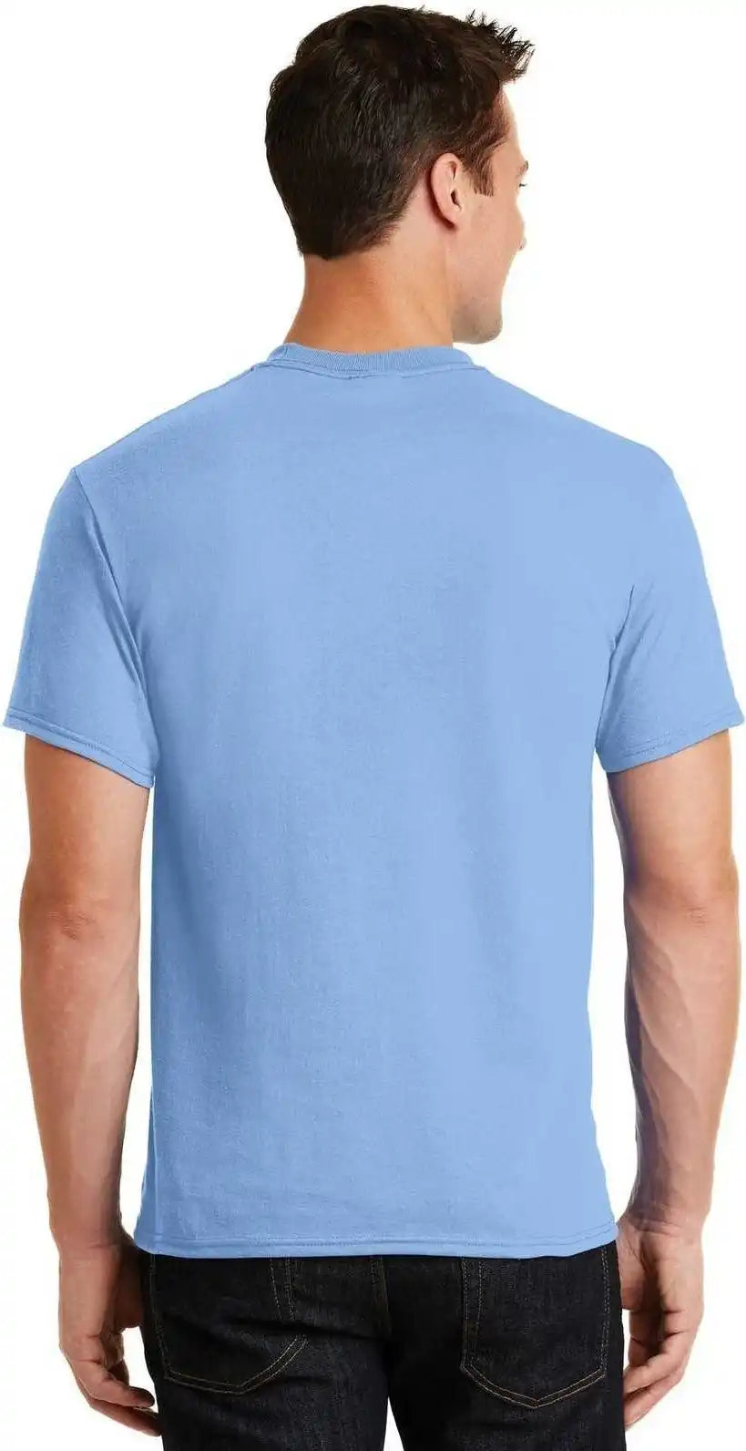 Port & Company Pc55 Core Blend Tee - Light Blue