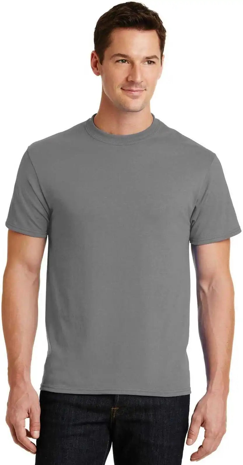 Port &amp; Company Pc55 Core Blend Tee - Medium Gray
