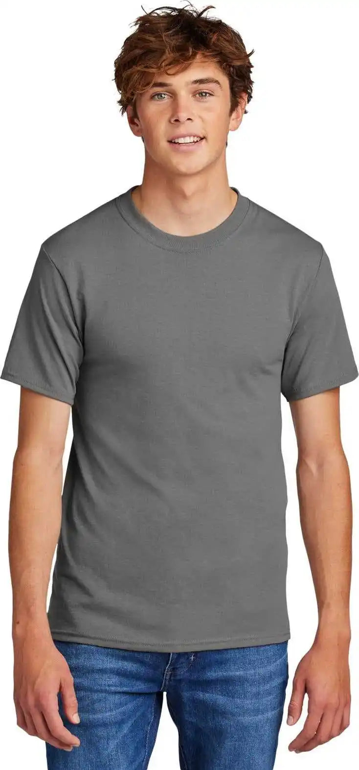 Port &amp; Company Pc55 Core Blend Tee - Medium Grey