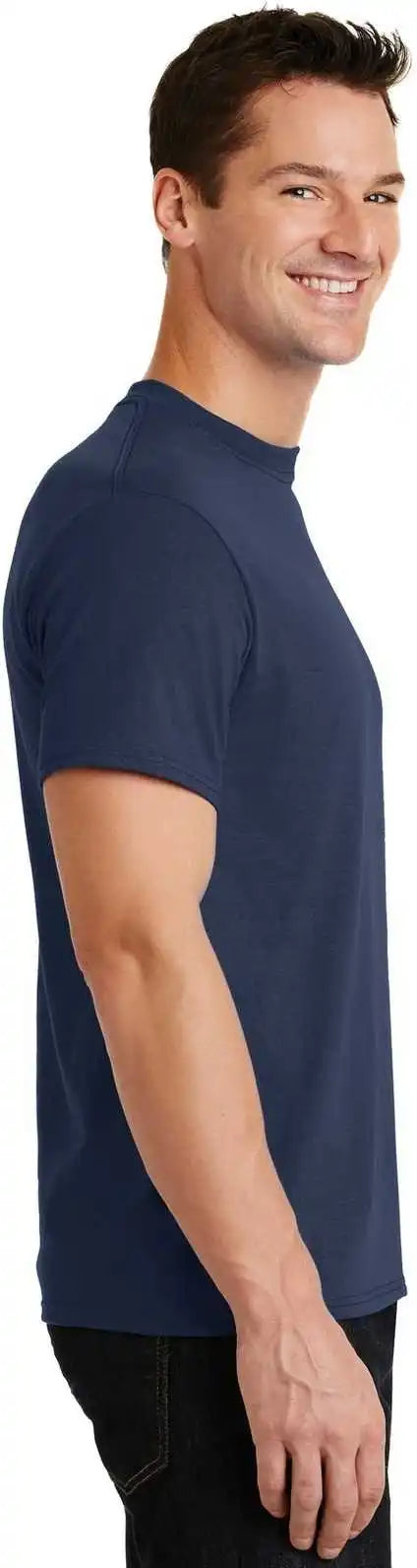 Port &amp; Company Pc55 Core Blend Tee Navy
