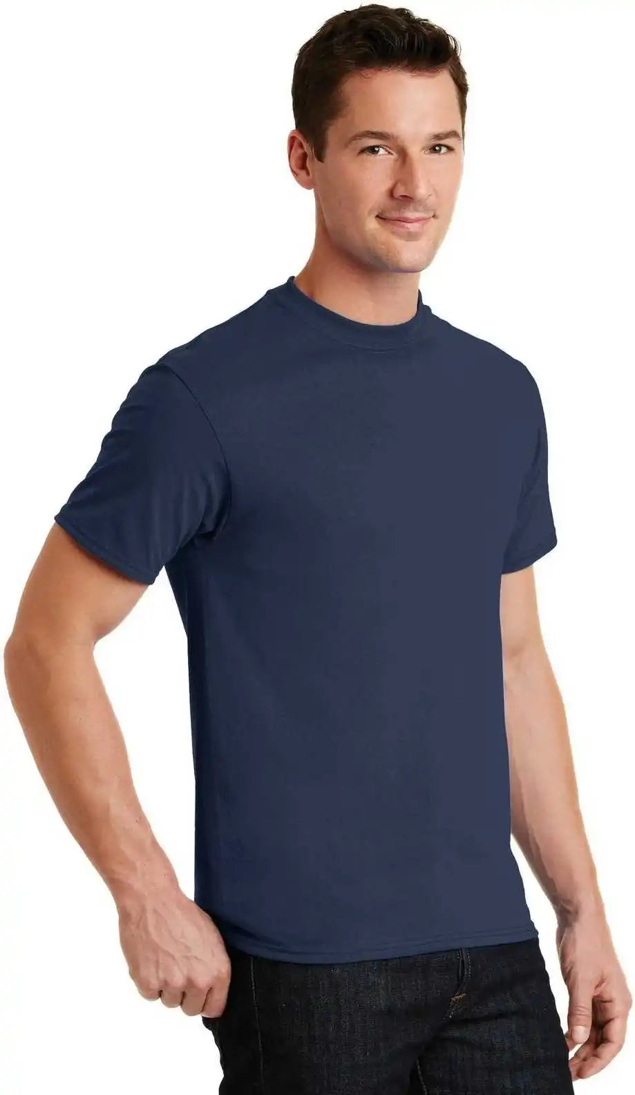 Port &amp; Company Pc55 Core Blend Tee Navy
