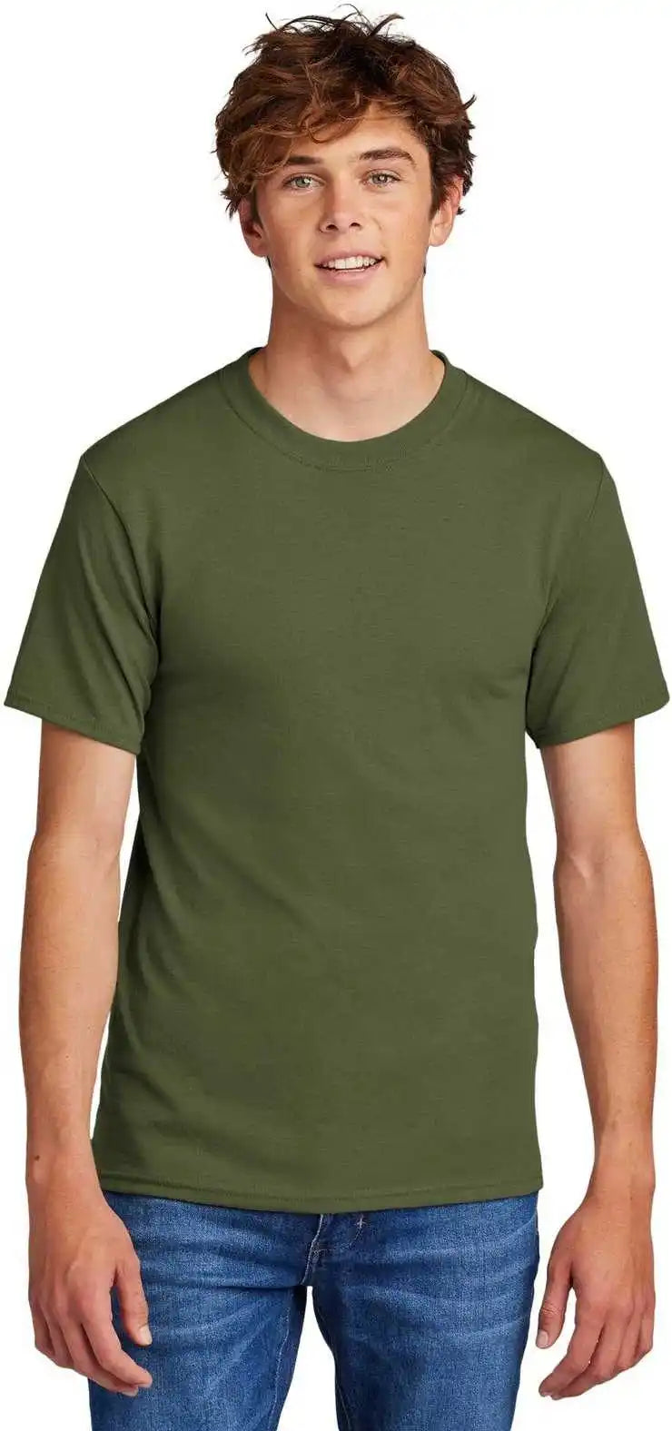 Port &amp; Company Pc55 Core Blend Tee Olive Drab Green
