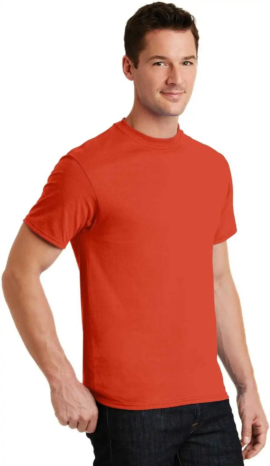 Port &amp; Company Pc55 Core Blend Tee Orange