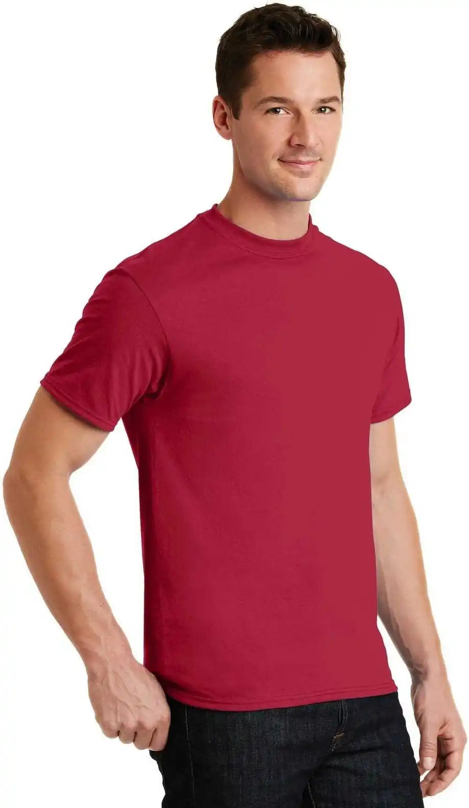 Port &amp; Company Pc55 Core Blend Tee Red