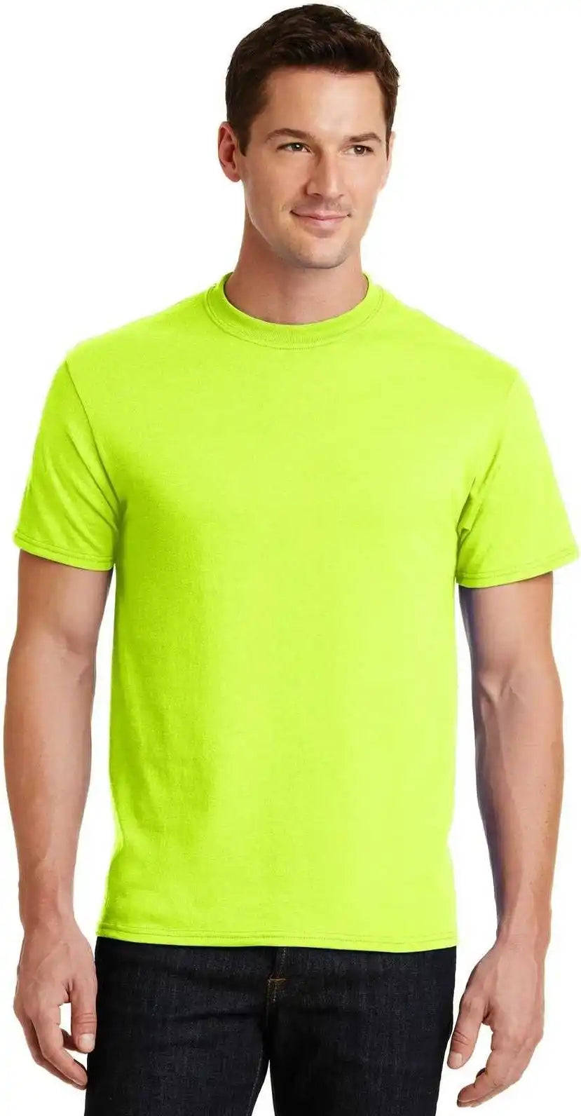 Port & Company Pc55 Core Blend Tee Safety Green