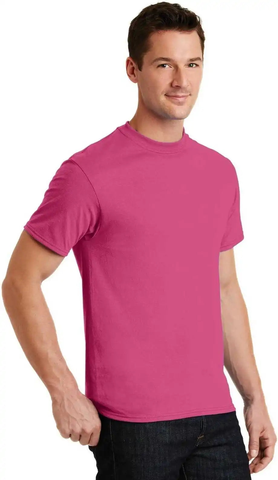 Port &amp; Company Pc55 Core Blend Tee Sangria