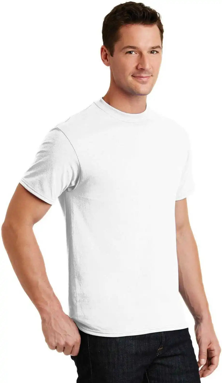Port &amp; Company Pc55 Core Blend Tee White