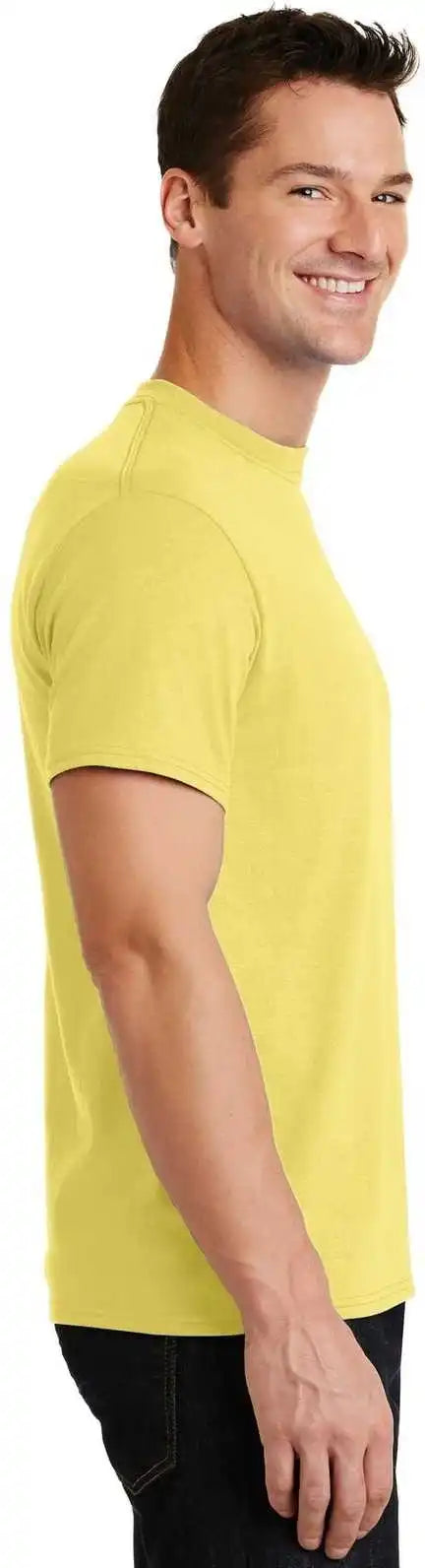 Port &amp; Company Pc55 Core Blend Tee Yellow