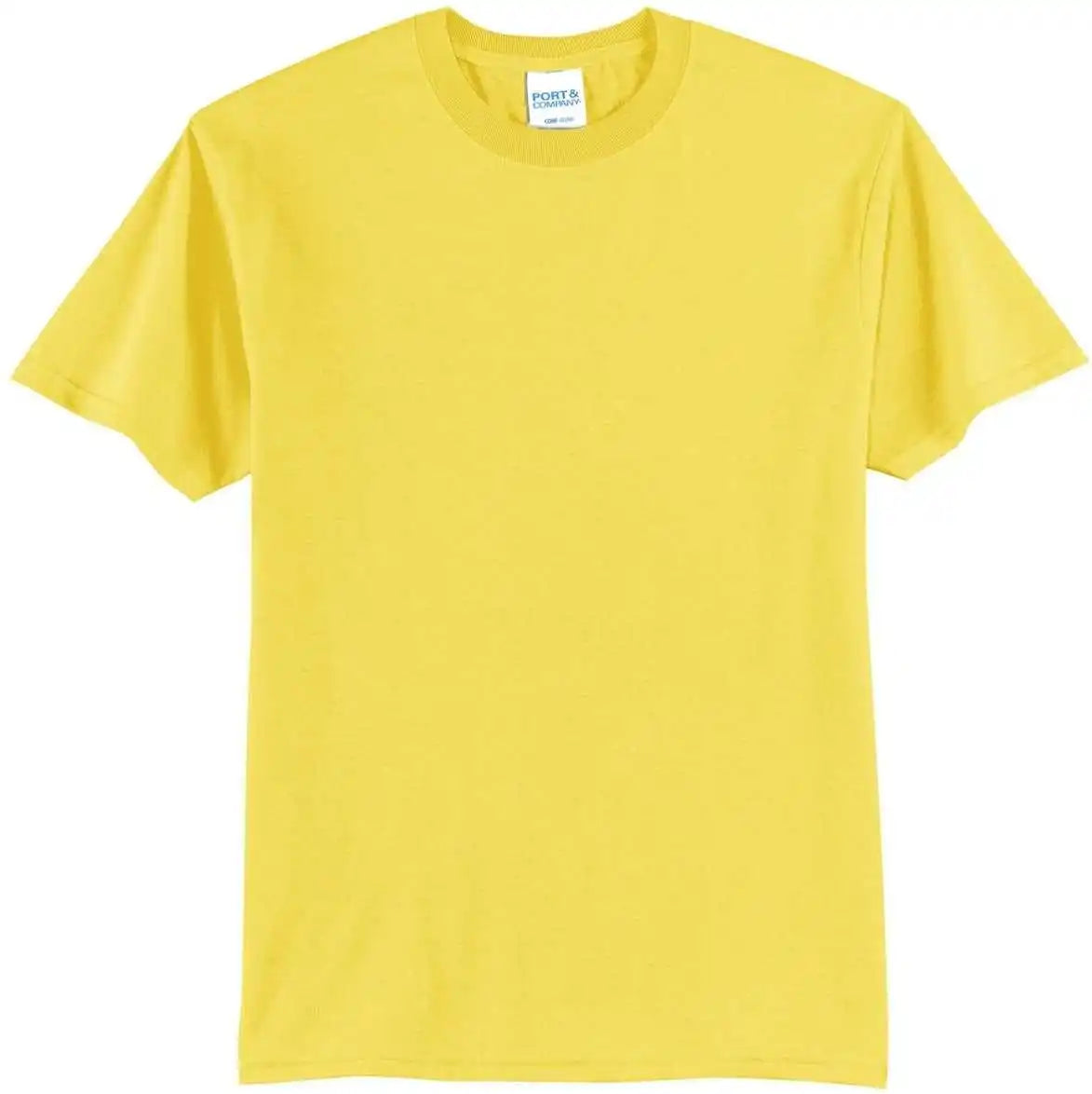 Port &amp; Company Pc55 Core Blend Tee Yellow