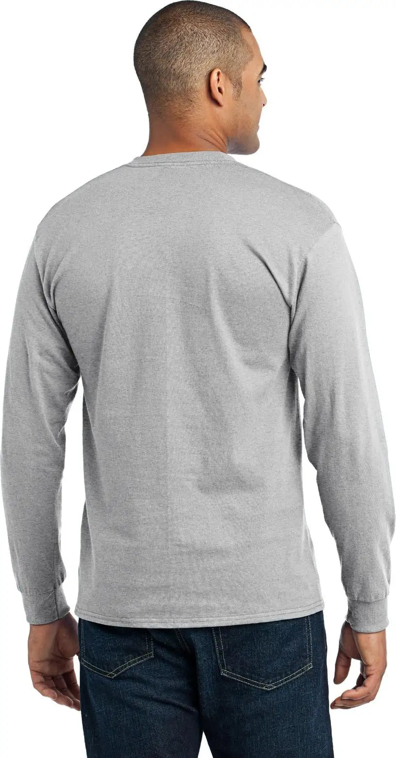 Port & Company Pc55ls co Long Sleeve Core Blend Tee - Ash