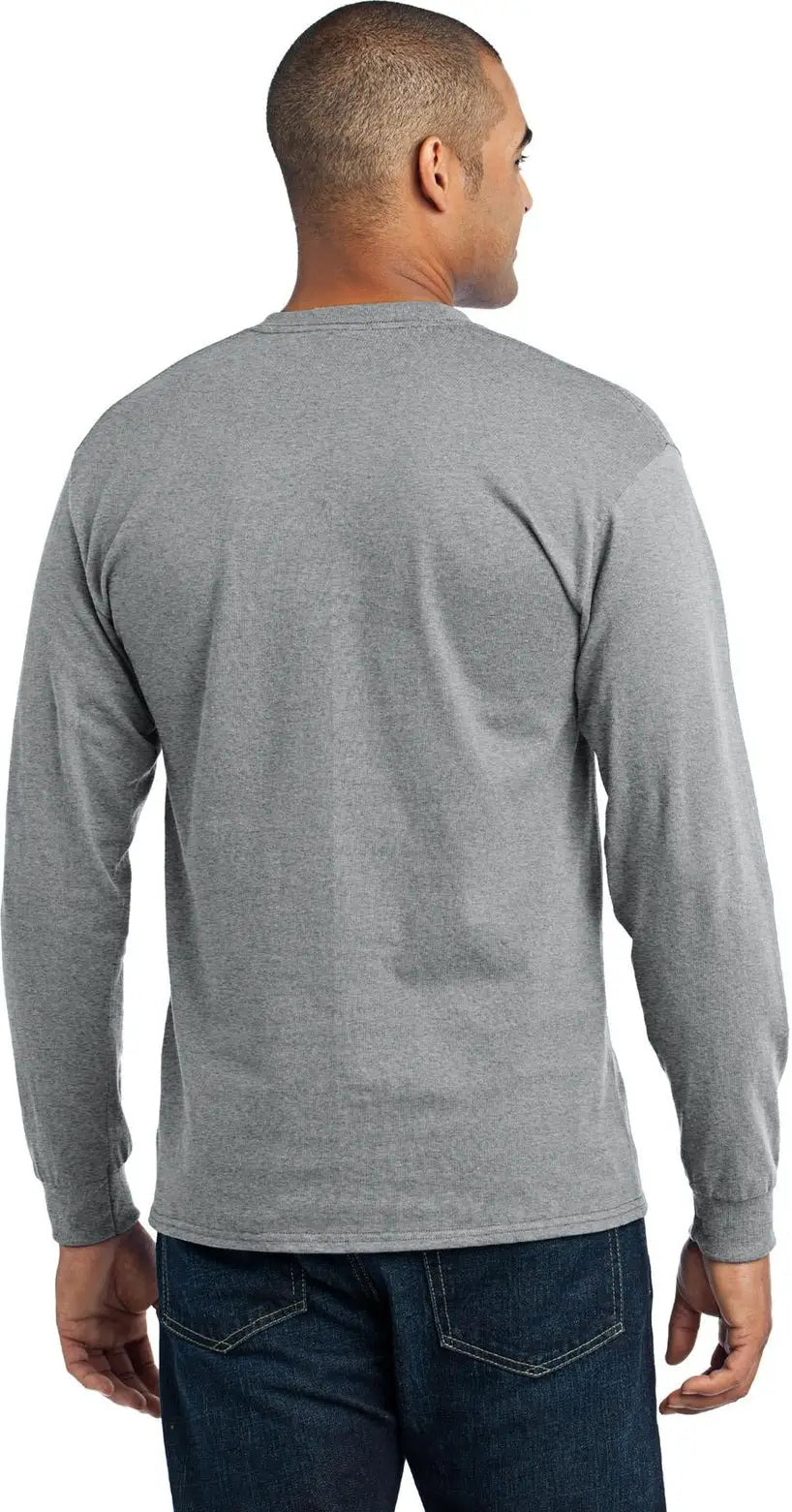 Port & Company Pc55ls co Long Sleeve Core Blend Tee - Athletic Heather