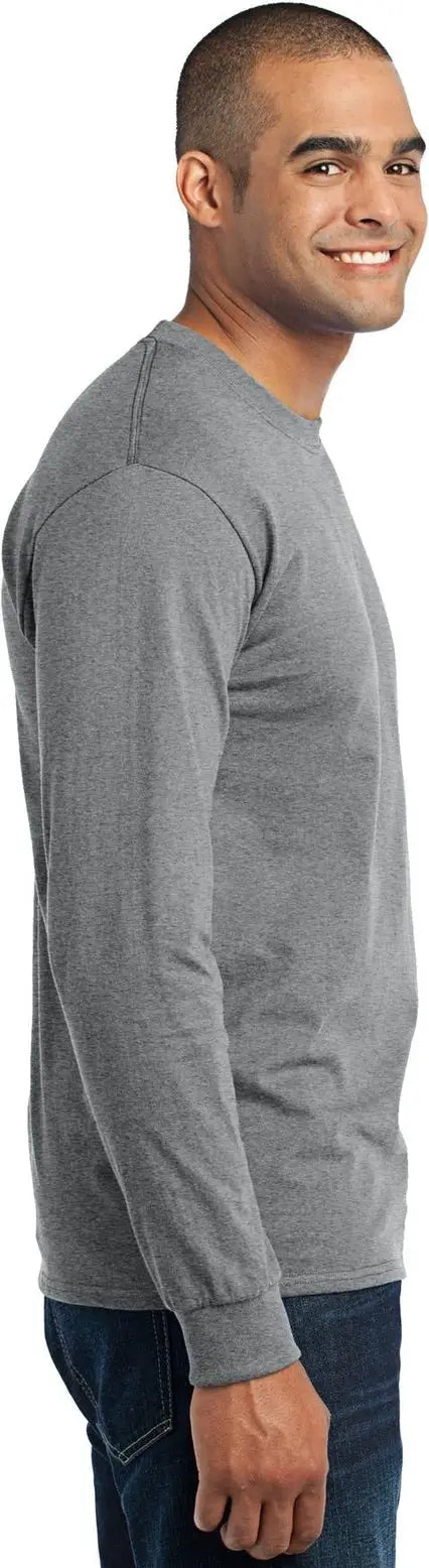 Port & Company Pc55ls co Long Sleeve Core Blend Tee - Athletic Heather