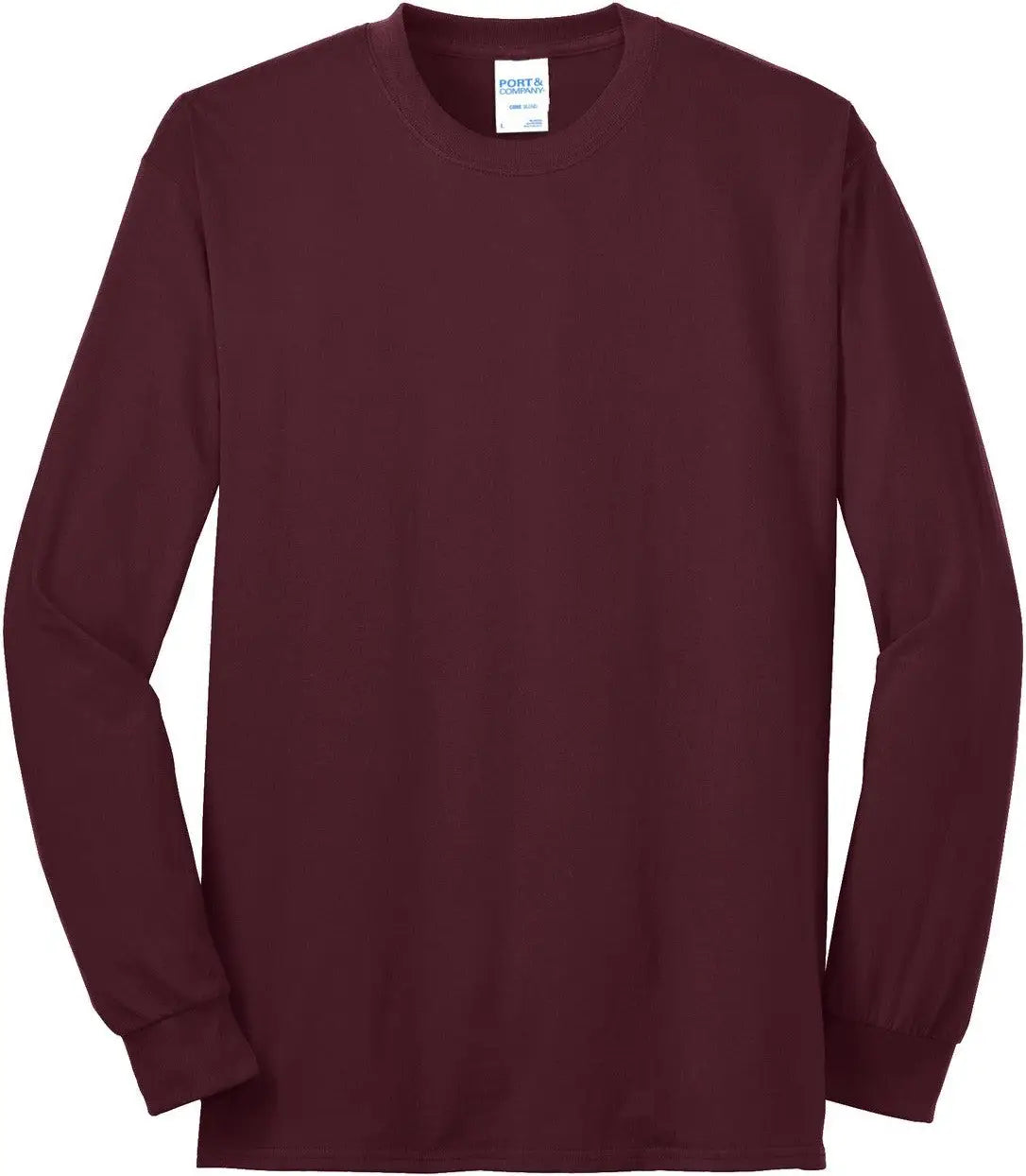 Port & Company Pc55ls co Long Sleeve Core Blend Tee - Athletic Maroon