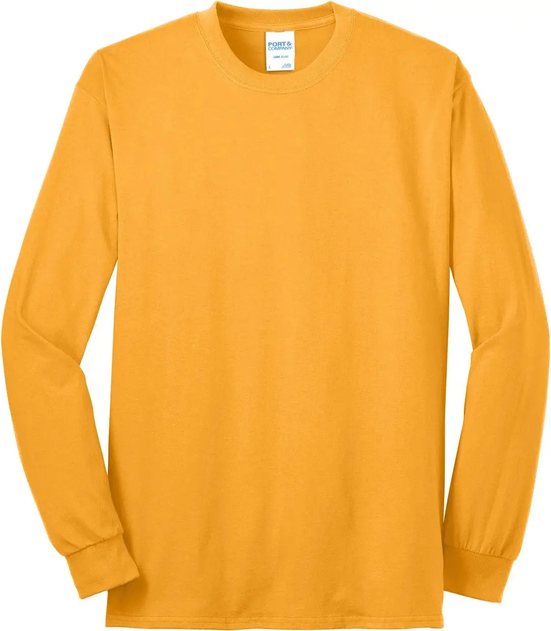 Port & Company Pc55ls co Long Sleeve Core Blend Tee - Gold