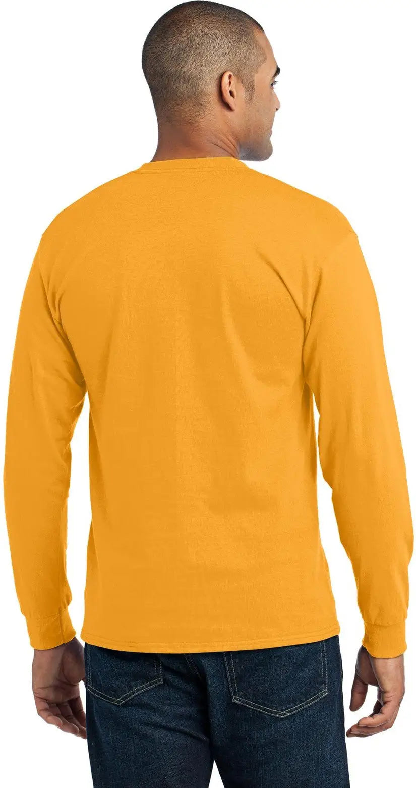 Port & Company Pc55ls co Long Sleeve Core Blend Tee - Gold