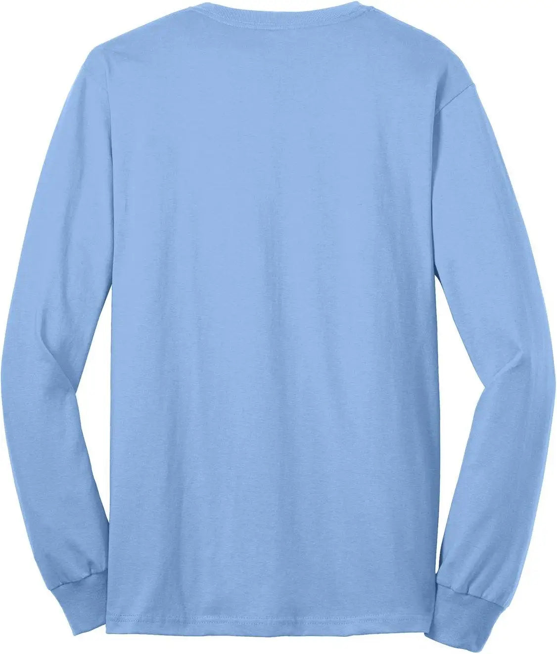 Port & Company Pc55ls co Long Sleeve Core Blend Tee - Light Blue - Adult s