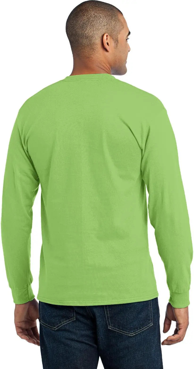 Port & Company Pc55ls co Long Sleeve Core Blend Tee - Lime