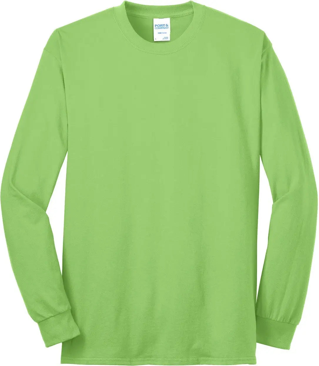 Port & Company Pc55ls co Long Sleeve Core Blend Tee - Lime