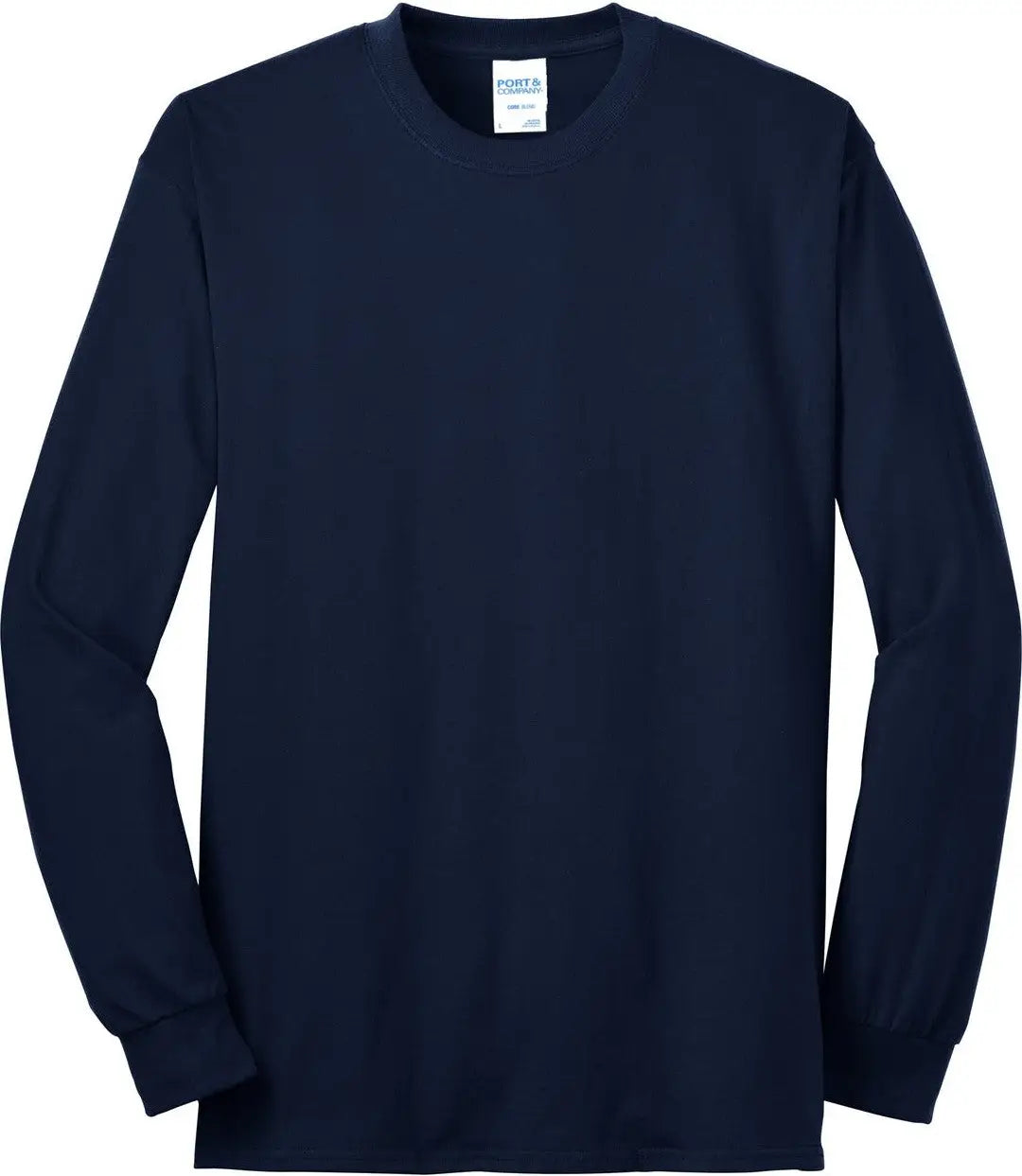 Port & Company Pc55ls co Long Sleeve Core Blend Tee - Navy