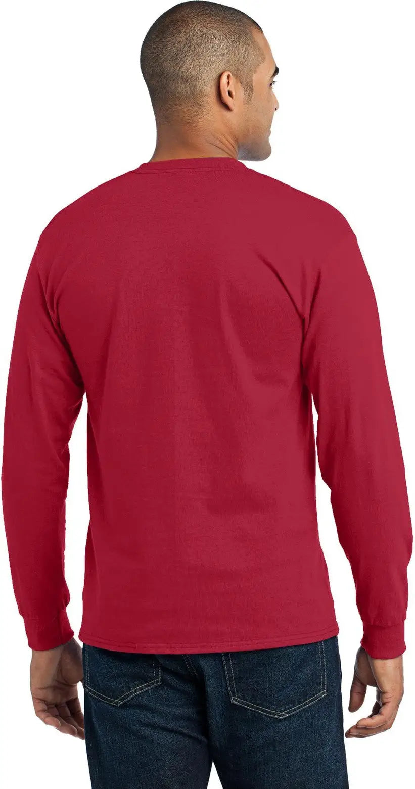 Port & Company Pc55ls co Long Sleeve Core Blend Tee - Red