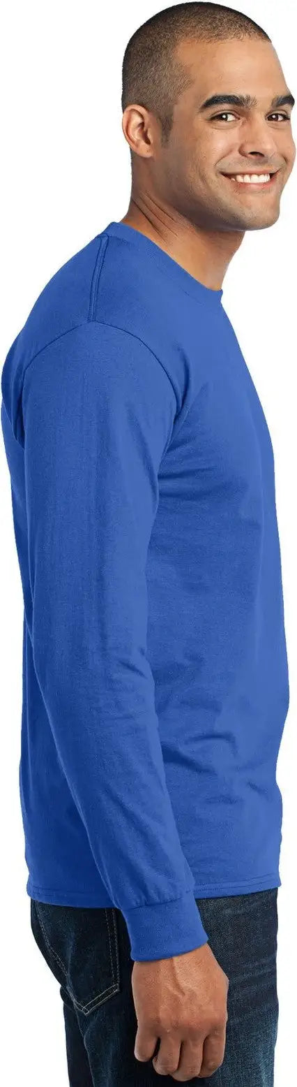 Port & Company Pc55ls co Long Sleeve Core Blend Tee - Royal