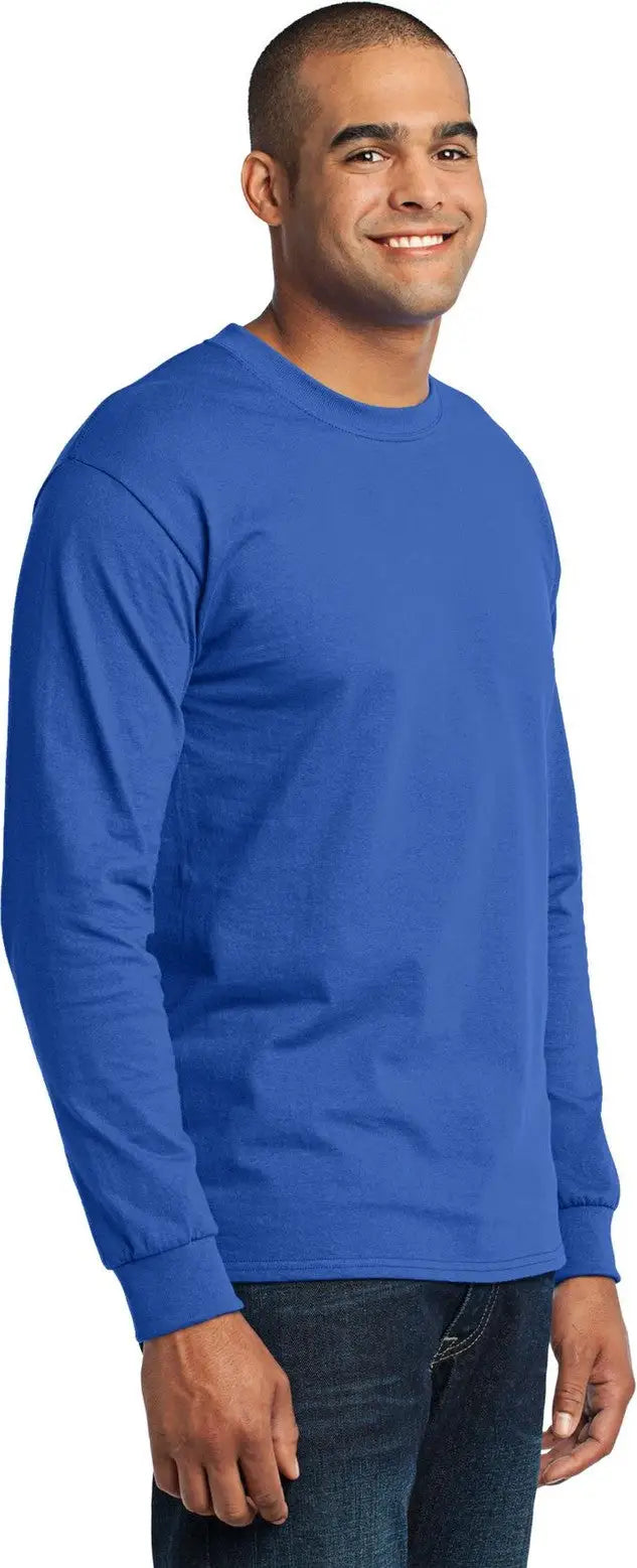 Port & Company Pc55ls co Long Sleeve Core Blend Tee - Royal