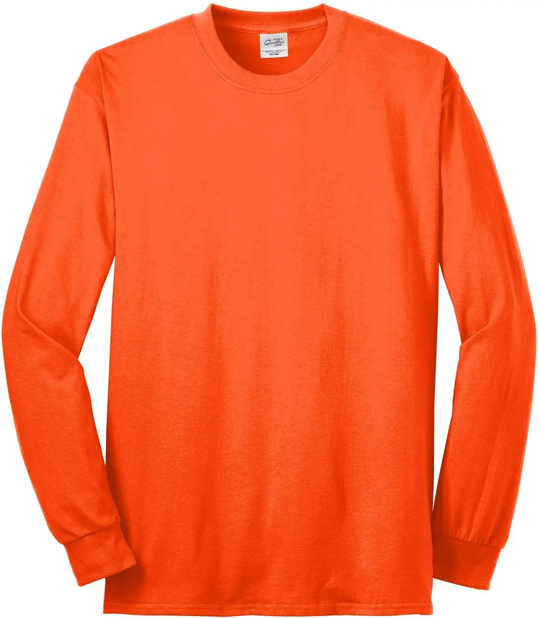 Port & Company Pc55ls co Long Sleeve Core Blend Tee - Safety Orange