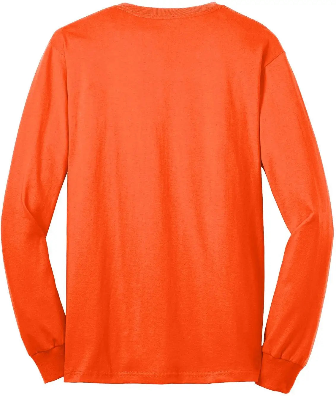 Port & Company Pc55ls co Long Sleeve Core Blend Tee - Safety Orange - Adult s