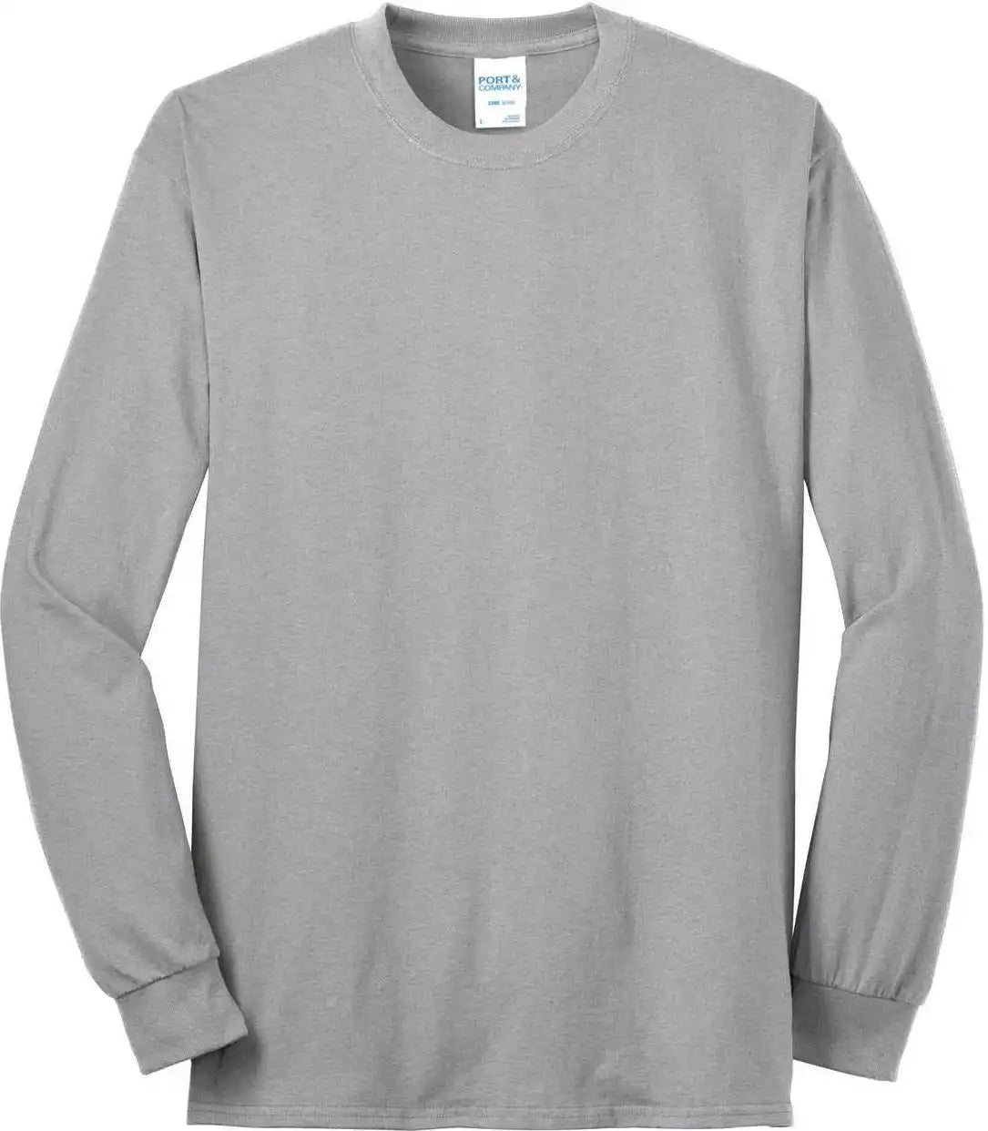 Port &amp; Company Pc55ls Long Sleeve Core Blend Tee Ash