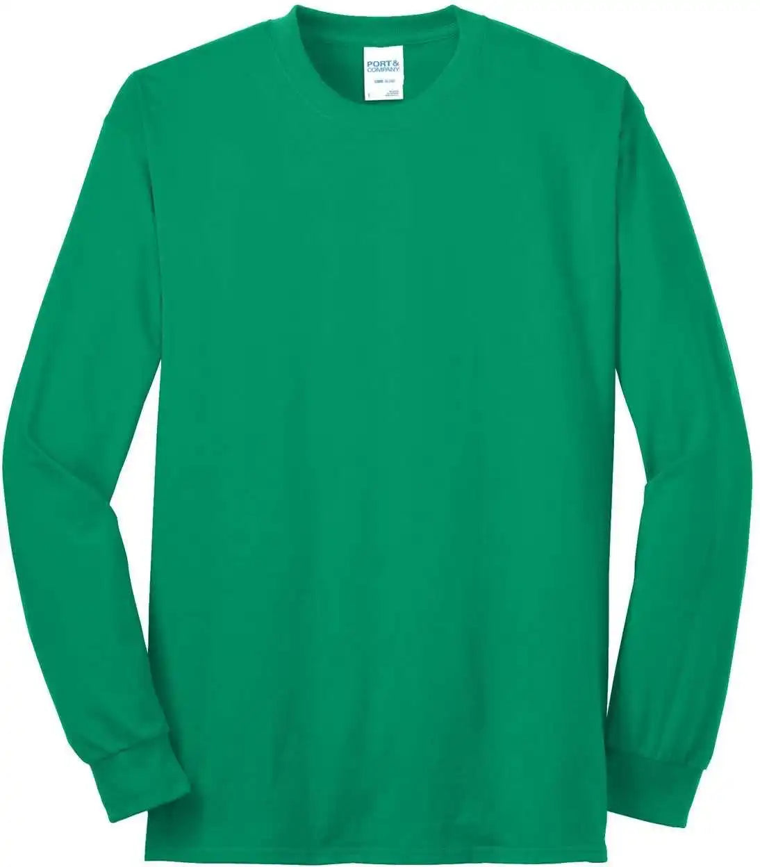 Port &amp; Company Pc55ls Long Sleeve Core Blend Tee Kelly