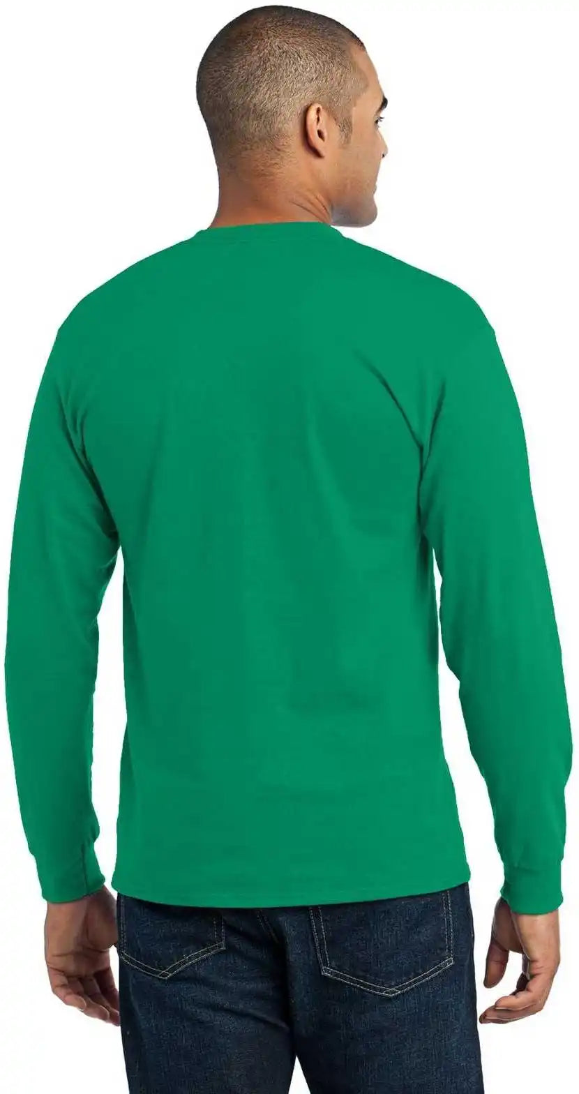 Port &amp; Company Pc55ls Long Sleeve Core Blend Tee Kelly