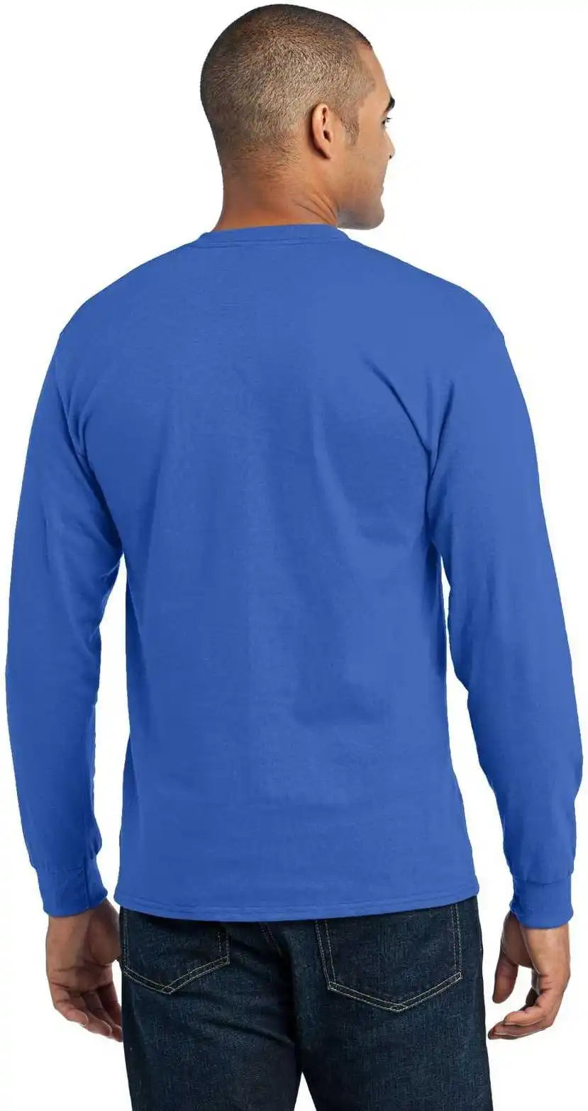 Port &amp; Company Pc55ls Long Sleeve Core Blend Tee Royal