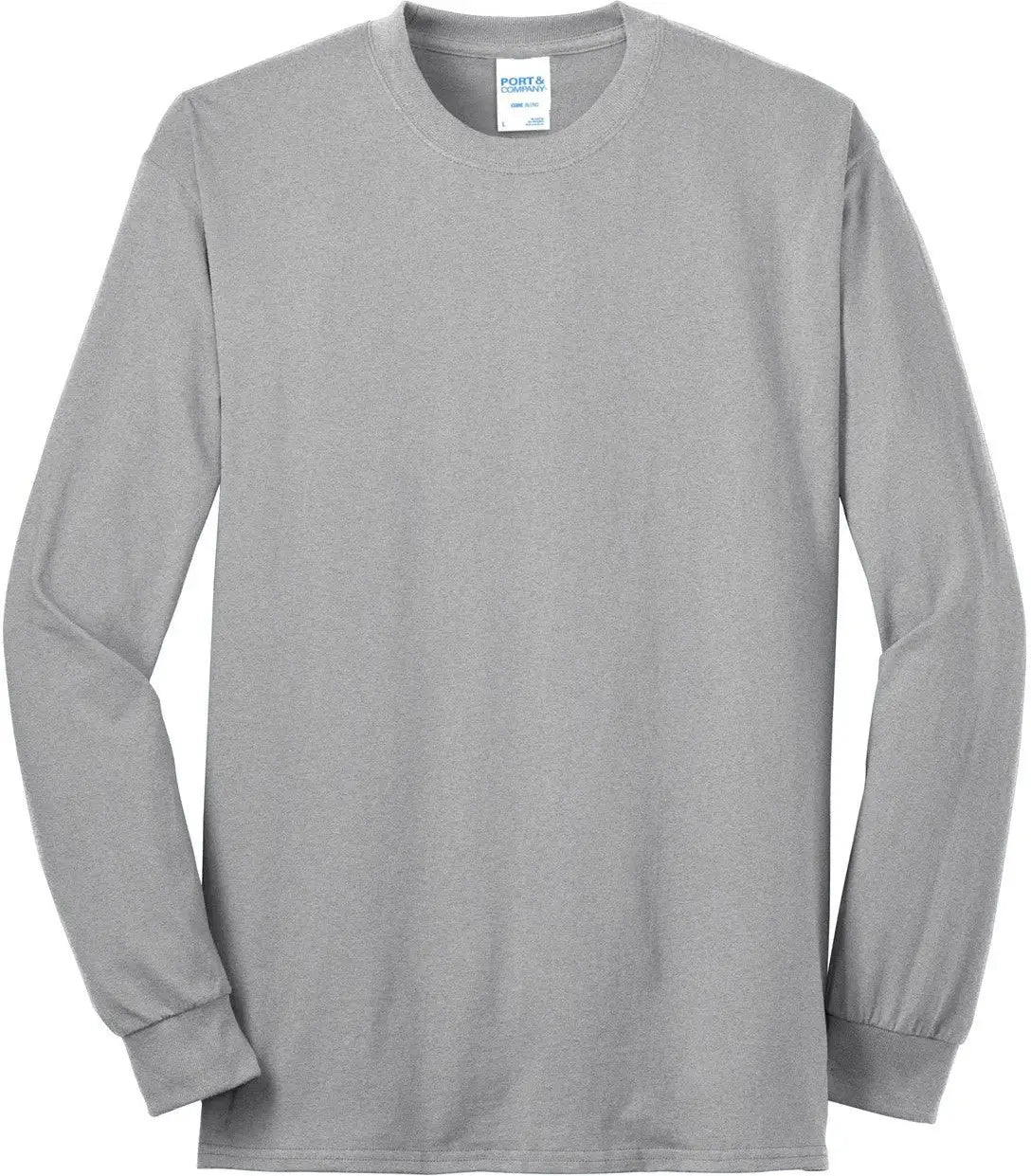 Port & Company Pc55lst co Tall Long Sleeve Core Blend Tee - Ash