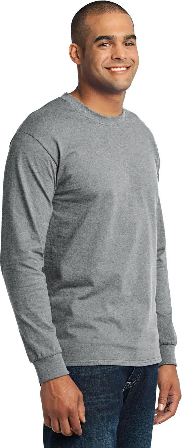 Port & Company Pc55lst co Tall Long Sleeve Core Blend Tee - Athletic Heather