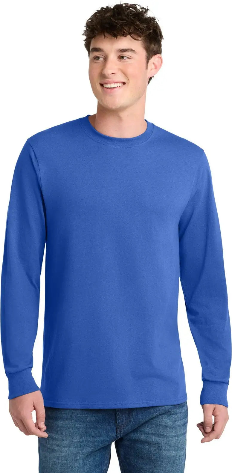 Port & Company Pc55lst co Tall Long Sleeve Core Blend Tee - Royal