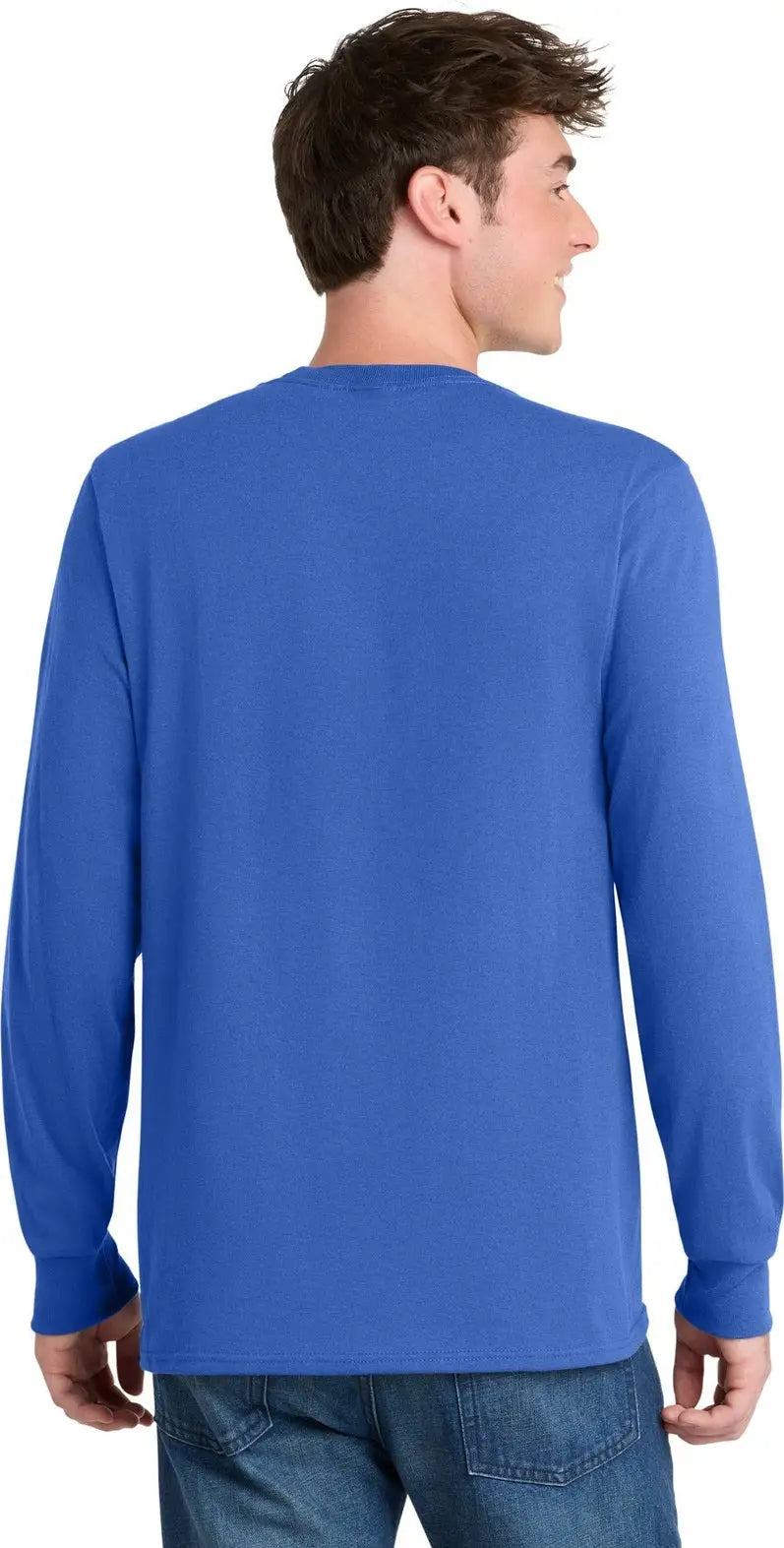 Port & Company Pc55lst co Tall Long Sleeve Core Blend Tee - Royal