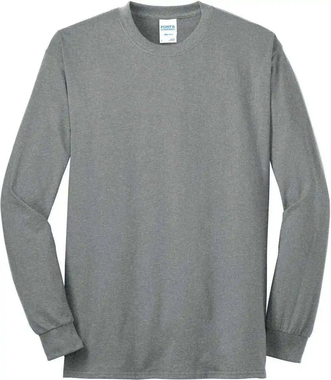 Port & Company Pc55lst Tall Long Sleeve Core Blend Tee Athletic Heather