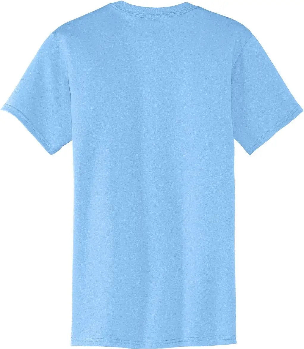 Port & Company Pc55p co Core Blend Pocket Tee - Light Blue