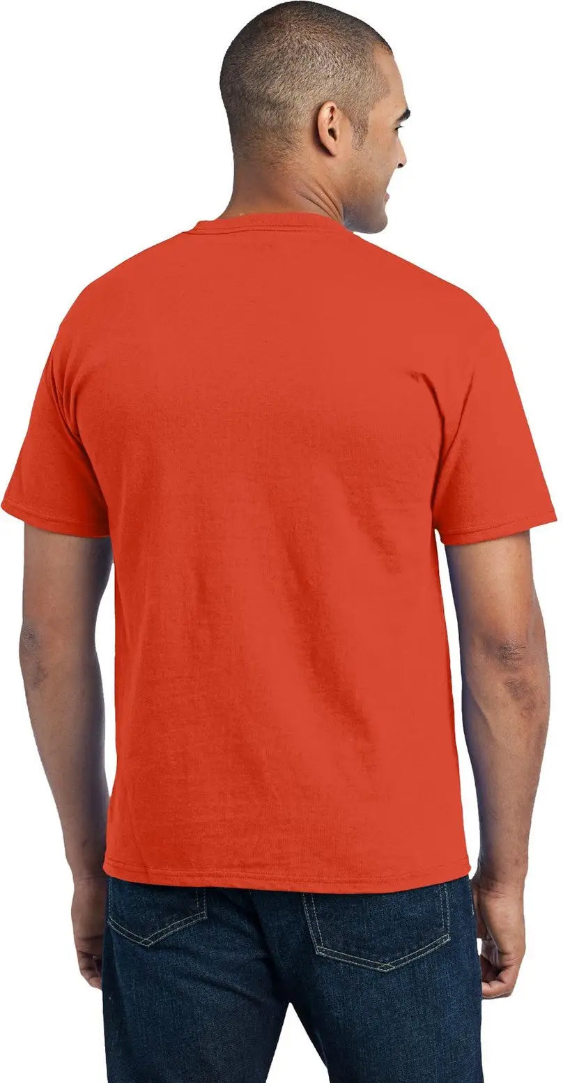 Port & Company Pc55p co Core Blend Pocket Tee - Orange